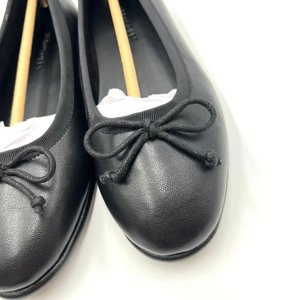 Aerosoles Womens‎ Size 6.5 Homebet Black Slip On Ballet Flats Shoes